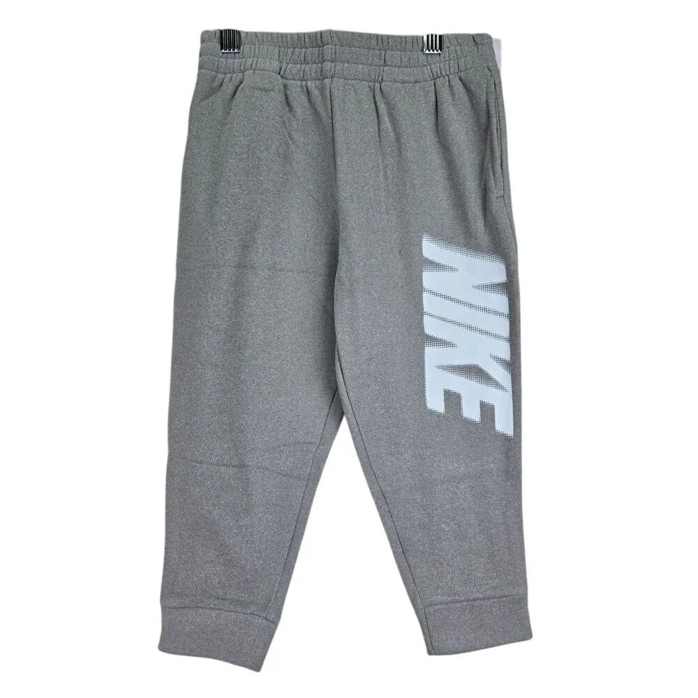 NWT Nike Kids Fleece Sweatpants Joggers Size XS 3-4Years Gray Kidcore Activewear